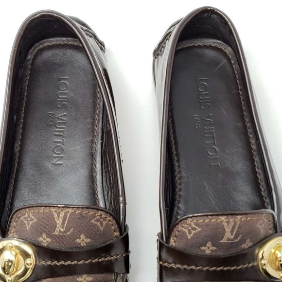 100% Authentic Louis Vuitton Monogram Flat Shoes - Picture 8 of 10